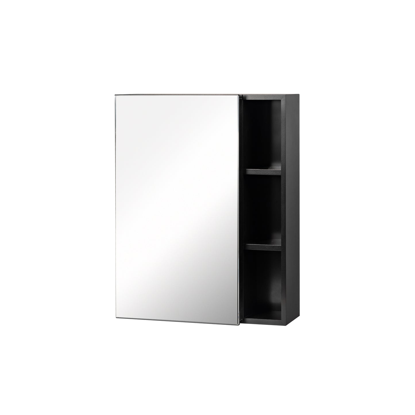 Mirror Cabinet With Swing Door (w side storage)