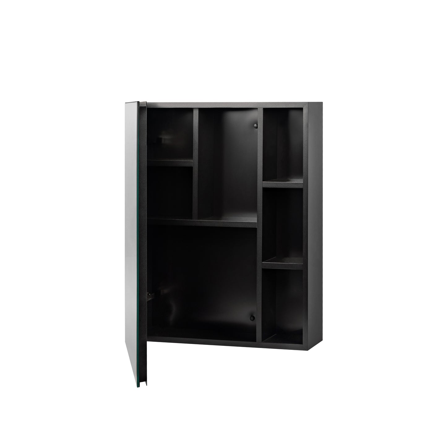 Mirror Cabinet With Swing Door (w side storage)