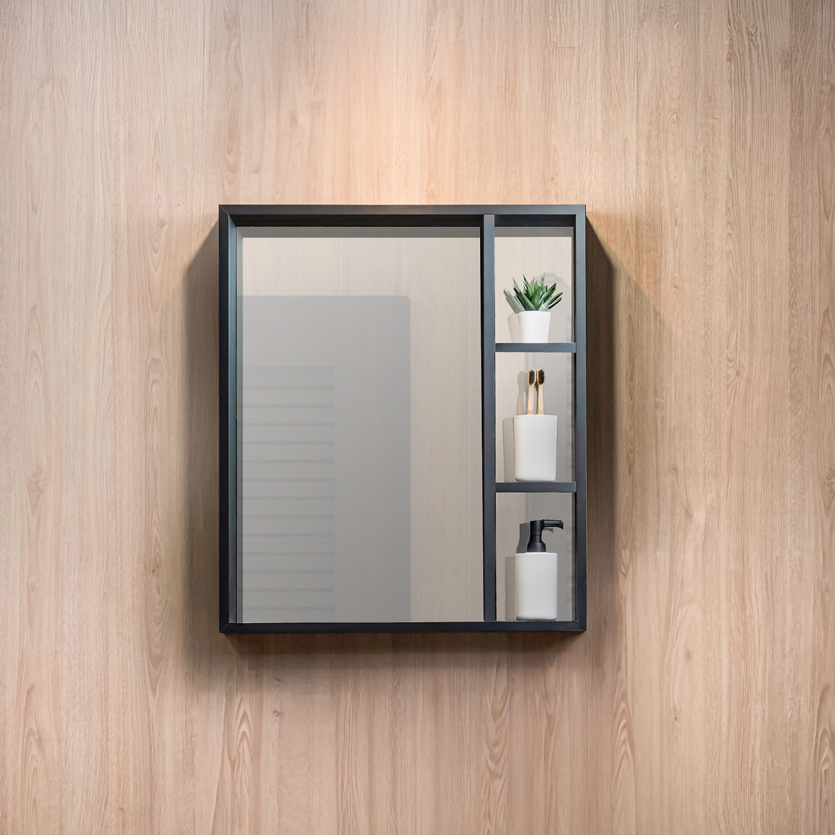 Storage Mirror Display | Bathroom Mirror Cabinet Malaysia | Hauzstil ...