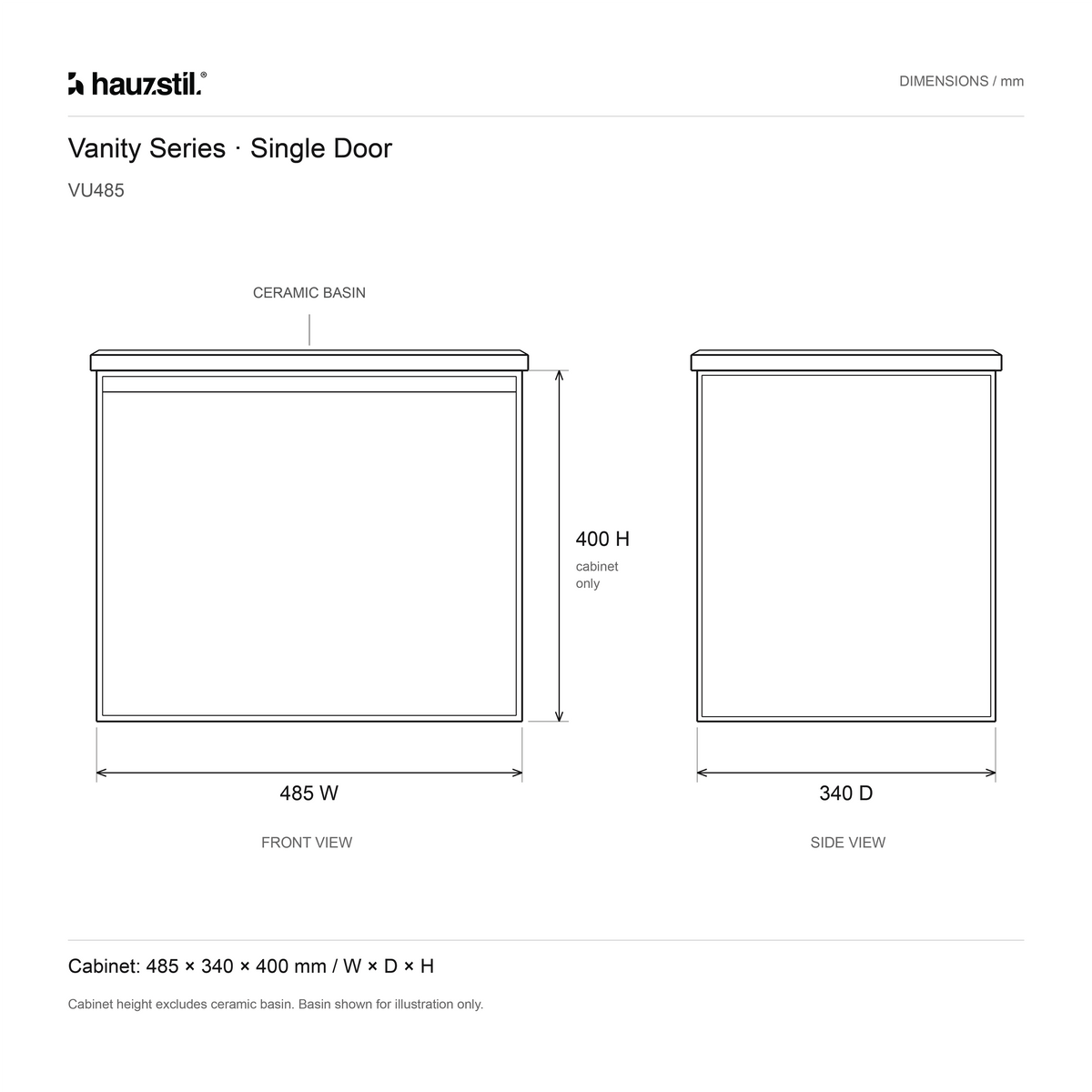 The Vanity Series | Single