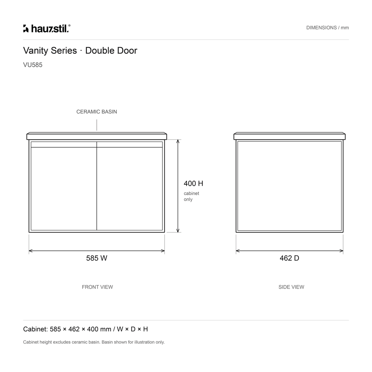 The Vanity Series | Double