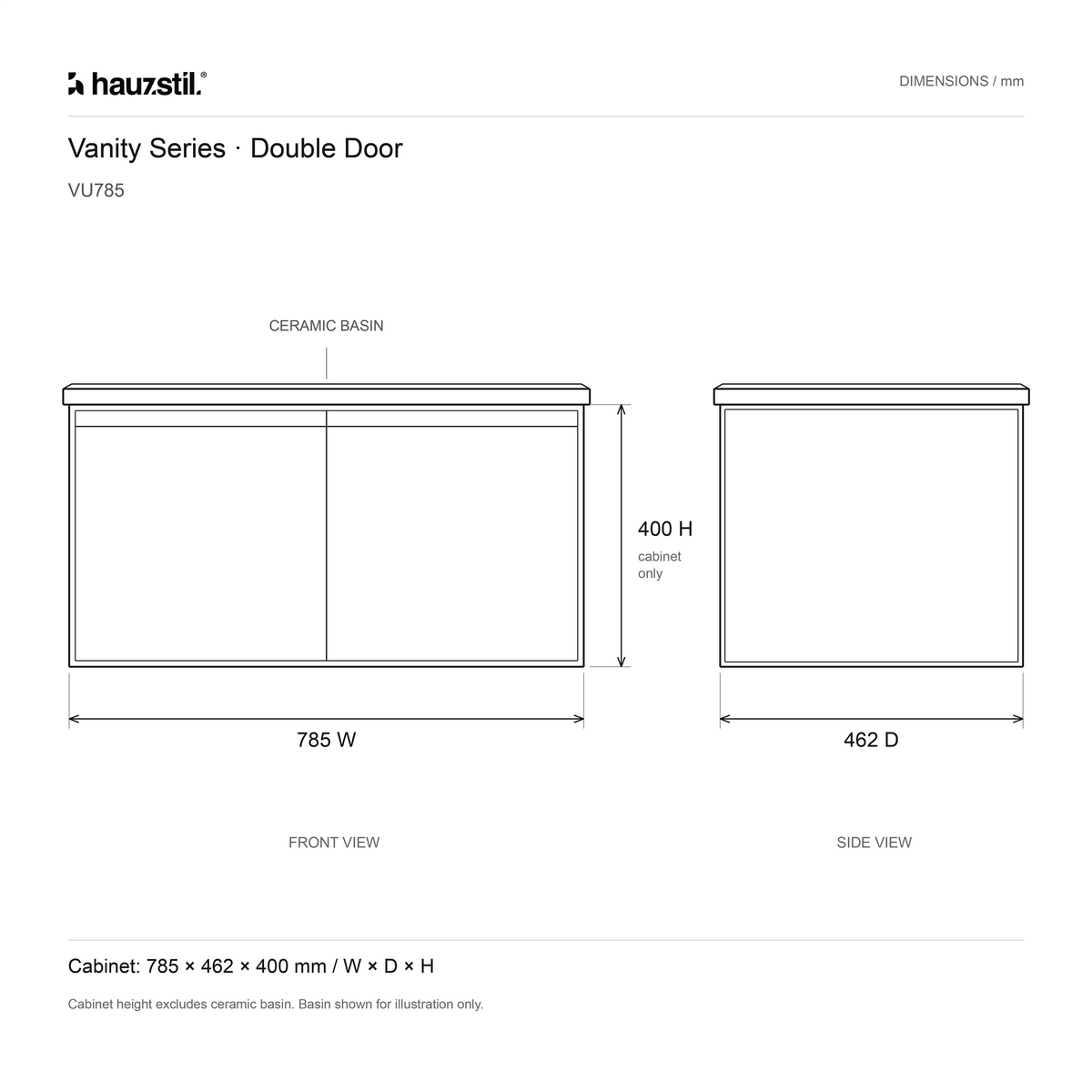 The Vanity Series | Double