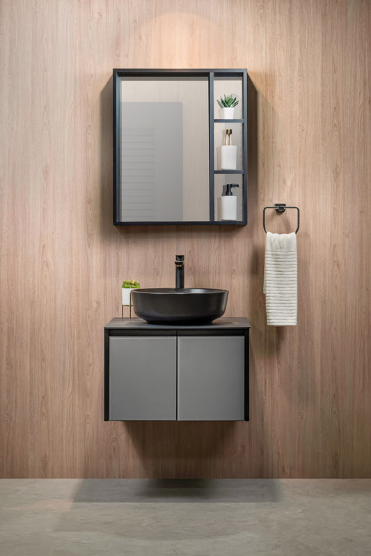 Top Mount Basin Cabinet With Swing Door