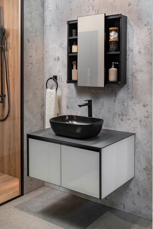Mirror Cabinet With Sliding Mirror